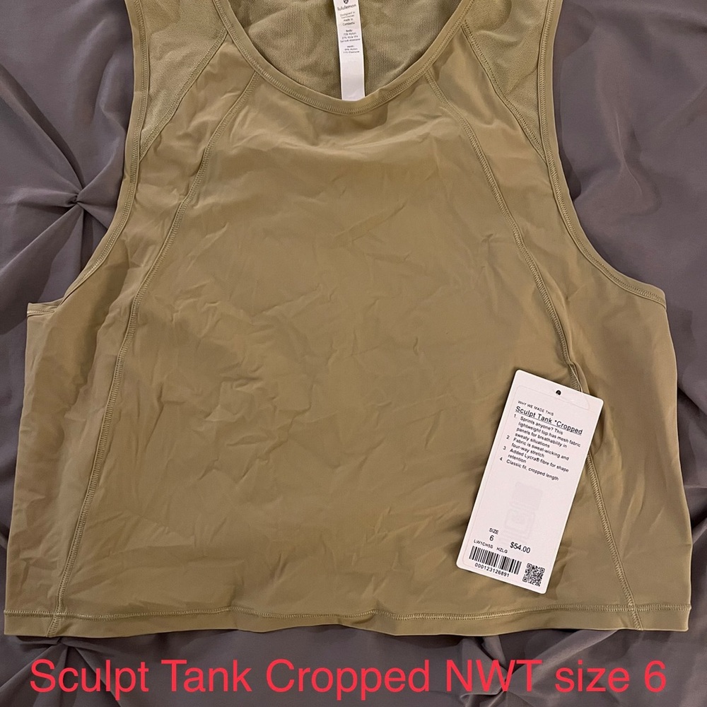 Sculpted Tank Cropped
